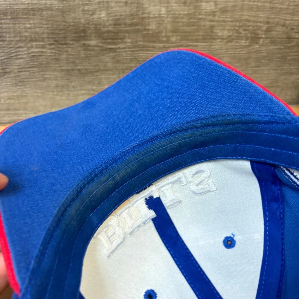 Vintage Buffalo Bills Hat Strap Back Blue NFL Football SPL 28 Sports Specialties